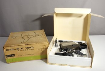 Vintage Bolex 160 Macrozoom Camera With Original Box  Made In Switzerland