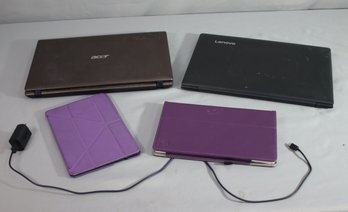 Group Lot Of Lap Tops And Pads