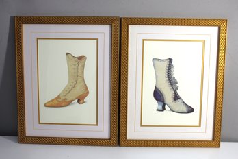 Pair Of 'Fashionable Footwear' Prints