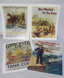 Collection Of U.S. Military Recruiting Posters - 1979 Prints