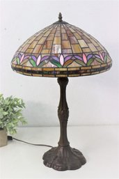 Tiffany Style Flower Blossom Ring Table Lamp