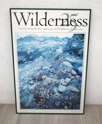 Framed 25th Anniversary Poster Celebrating The Wilderness Act