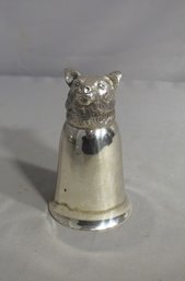 Silver-plated Fox Cup