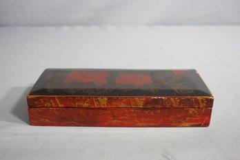 Vintage Japanese Lacquer Keepsake Box