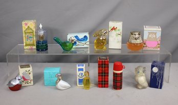 Group Lot Of Vintage Perfume Bottles With Original Boxes