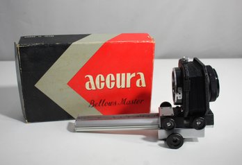 'Vintage Accura Bellows Master With Original Box - Photography Equipment'