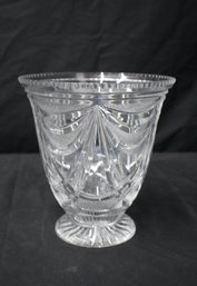 Elegant Cut Crystal Flower Vase