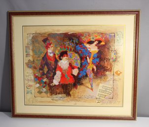 Alexander Wissotzky 'Waiting For A Party' Serigraph - Pencil Signed And Numbered