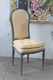 Round Back Upholstered  Side Chair