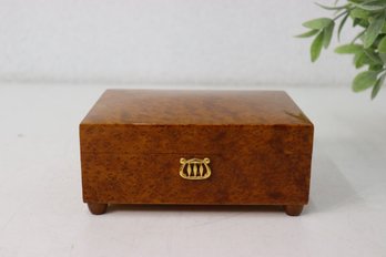 Vintage Swiss  Reuge  Music Maple Burl Music Box
