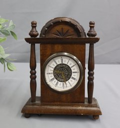 Vintage Anker West German Roman Numeral Face Mantle Clock (does Not Work)