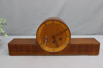 Art Deco Style Wilh. Schaaff Inlay And Veneer Mantle Clock (does Not Work)