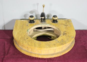 Neoclassical Style Marbel And Stone Sink Surround - See Photos For Condition