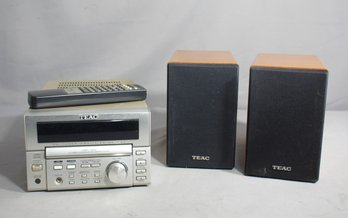 TEAC Compact Disc Stereo System With Speakers