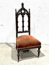 Vintage Gothic Vanity Chair