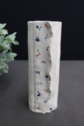 Postmodern Style Hand-formed Crackle Confetti Glaze Vase