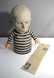 Thomas Bartel 'Mr. Baby Man'  Sculpture - Featured In Washington Post