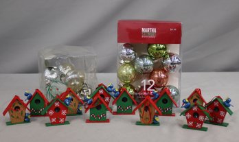 Group Lot Of Christmas Ornaments