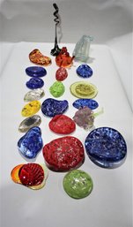 Group Lot Of Art Glass-Hand Blow