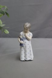 Royal Copenhagen Girl With Doll Figurine, Denmark 3539 GX