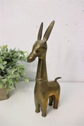 Vintage MCM  Brass Llama Figurine