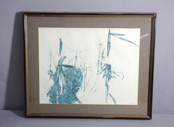 Botanical Elegance- Signed Contemporary Cyanotype Print