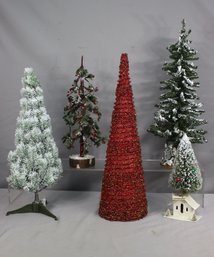 Small And Med Table Top Holiday Trees