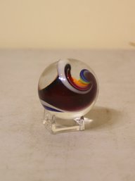 Rainbow Marble Paperweight