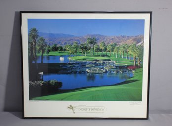 Framed Print Of Hole 17 At Desert Springs, Palm Springs