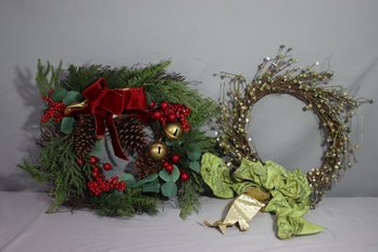 Two Holiday Wreath