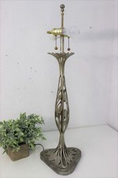 Art Nouveau Style Pierced Table Lamp