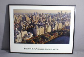 Framed Solomon R. Guggenheim Museum Poster'