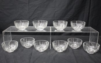 Set Of 10  Ice Dish No Insert Mademoiselle By FOSTORIA