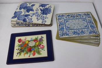 Group Lot Of Vintage Placemats And Trivets