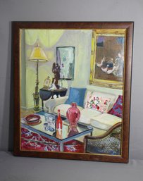 Framed Oil Painting By Diana Lesser