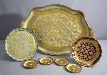 Collection Vintage Italian Trays - Wood