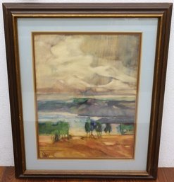 Framed Original Water Color Landscape