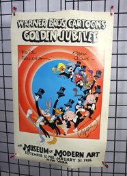 #7-unframed Warner Bros. Cartoons Golden Jubilee Poster 1985