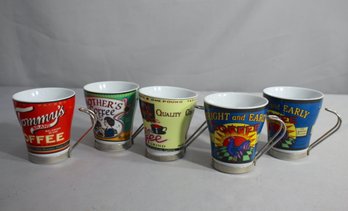 Group Of Decorative Cups -4'h