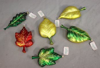 Six (6) Leaves Ornaments -new