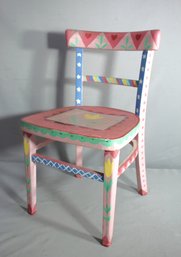 Charming Hand-Painted Child's Chair