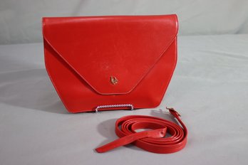Vintage Saks Fifth Avenue Christian Dior  Envelope Clutch -red