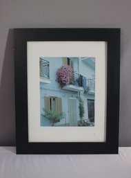 Matted And Framed Tuscan Hill Town Photograph Wall Art Print