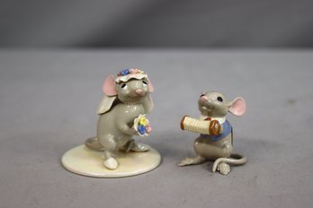 Hagen Renaker Specialty Mouse Bride And Concertina Mice