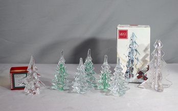 Vintage Silvestri Christmas Tree And Clear Trees, One Large