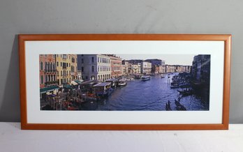 Framed Panoramic Images, Inc. Photographic Repro Print Of Rialto Canal In Venice, Italy