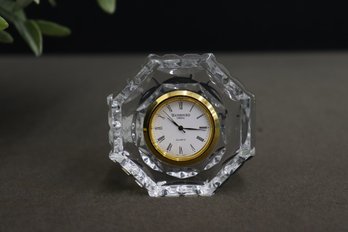 Waterford Irish Crystal Octagonal Desk Clock