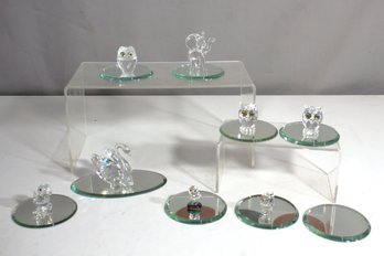 Group Lot Of Crystal Figures