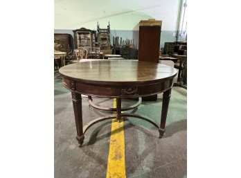 Antique Round Dining Table -with 2 15'  Leaves