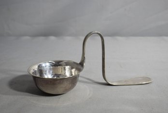 Silverplated Standing Ladle W/ Bent Loop Handle